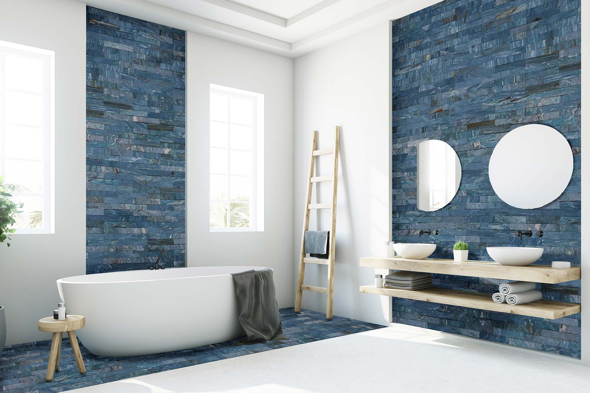 Azul-Do-Mar-Quartzite-Bathroom-Installation